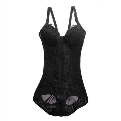 Push Up Bra Zip Belly Control Waist Trainer